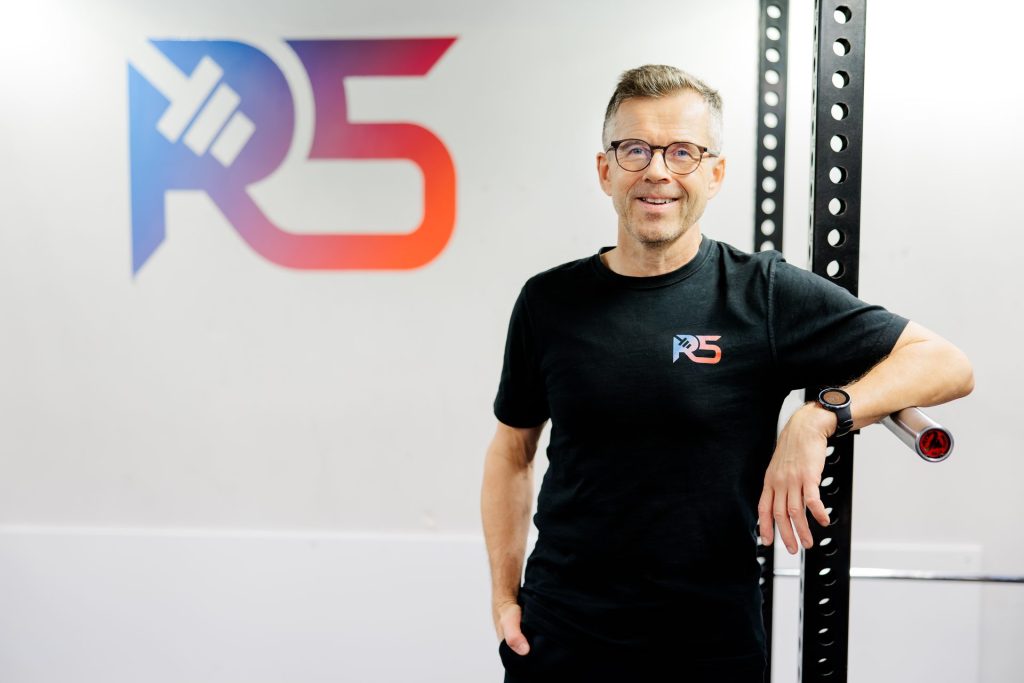 Personal trainer and osteopath Jerry Ketola at the R5 gym in Metsälä, Helsinki